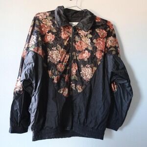 Slade Vintage black and velvet floral zip-up jacket‎